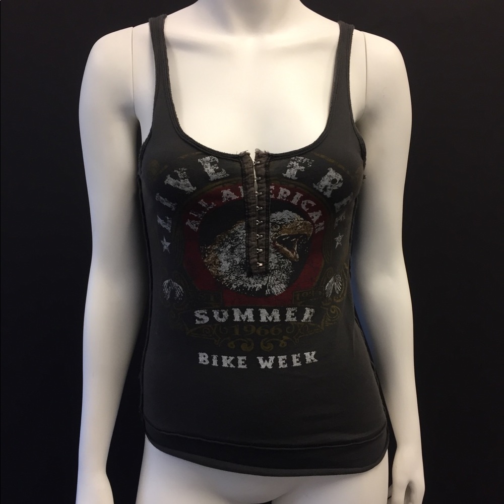 We The Free Live Free All American Bike Week Tank